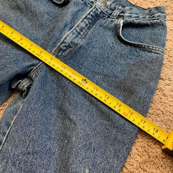 Vintage Levi’s Slim Straight Jeans 23”-24” Medium Wash High Rise Tapered - Picture 9 of 10